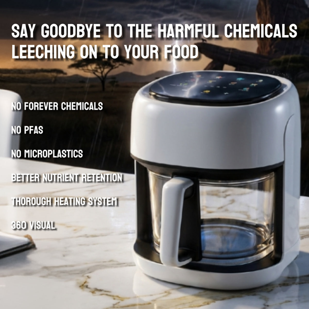 Premium Glass Air Fryer